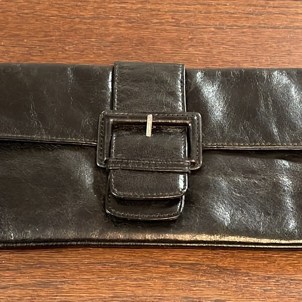 HOBO Black Clutch or Wristlet