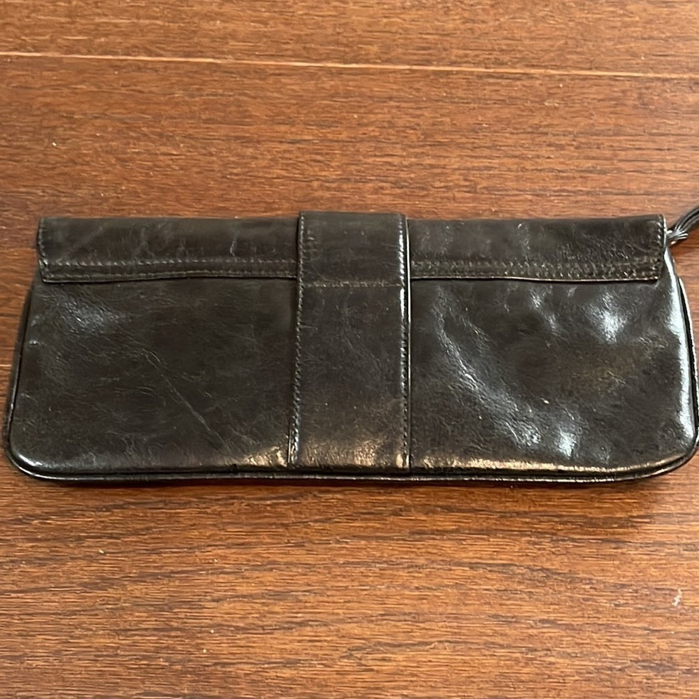 HOBO Black Clutch or Wristlet