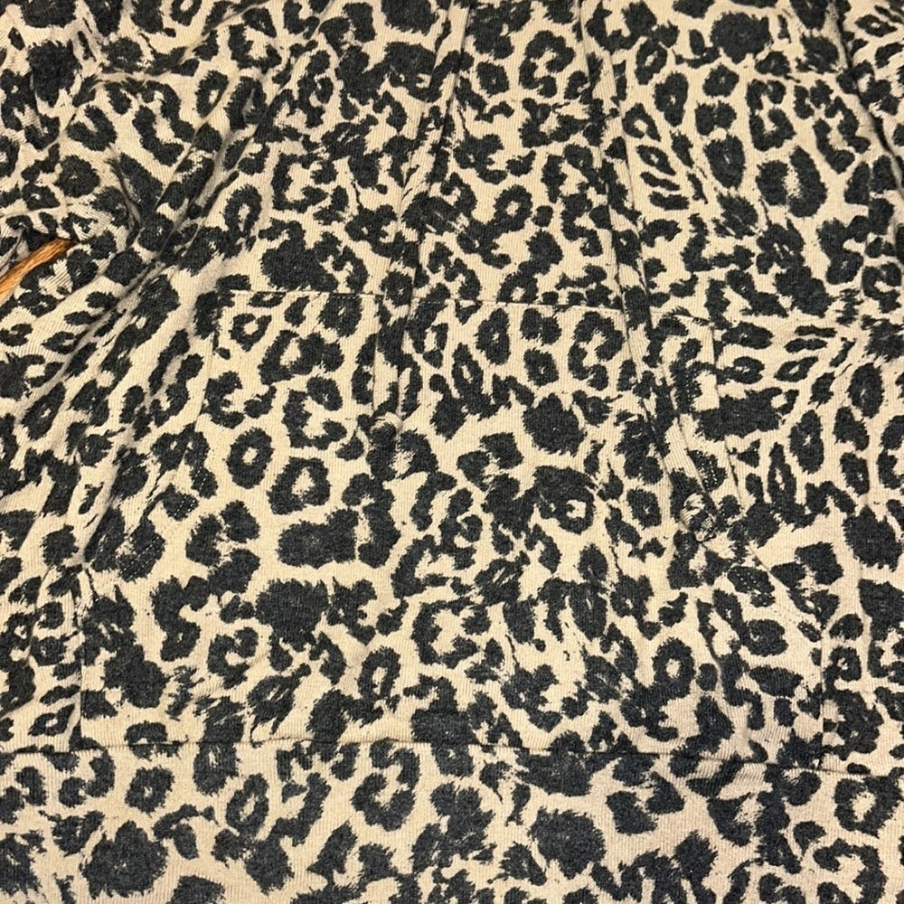 LNA Woman’s Leopard Print Sweatshirt Set Size S