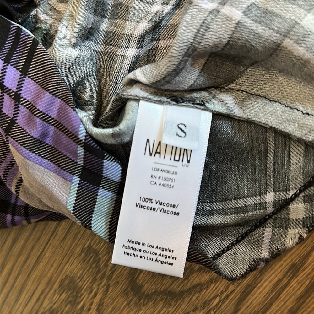 NATION Women’s Plaid Tank - Size Small