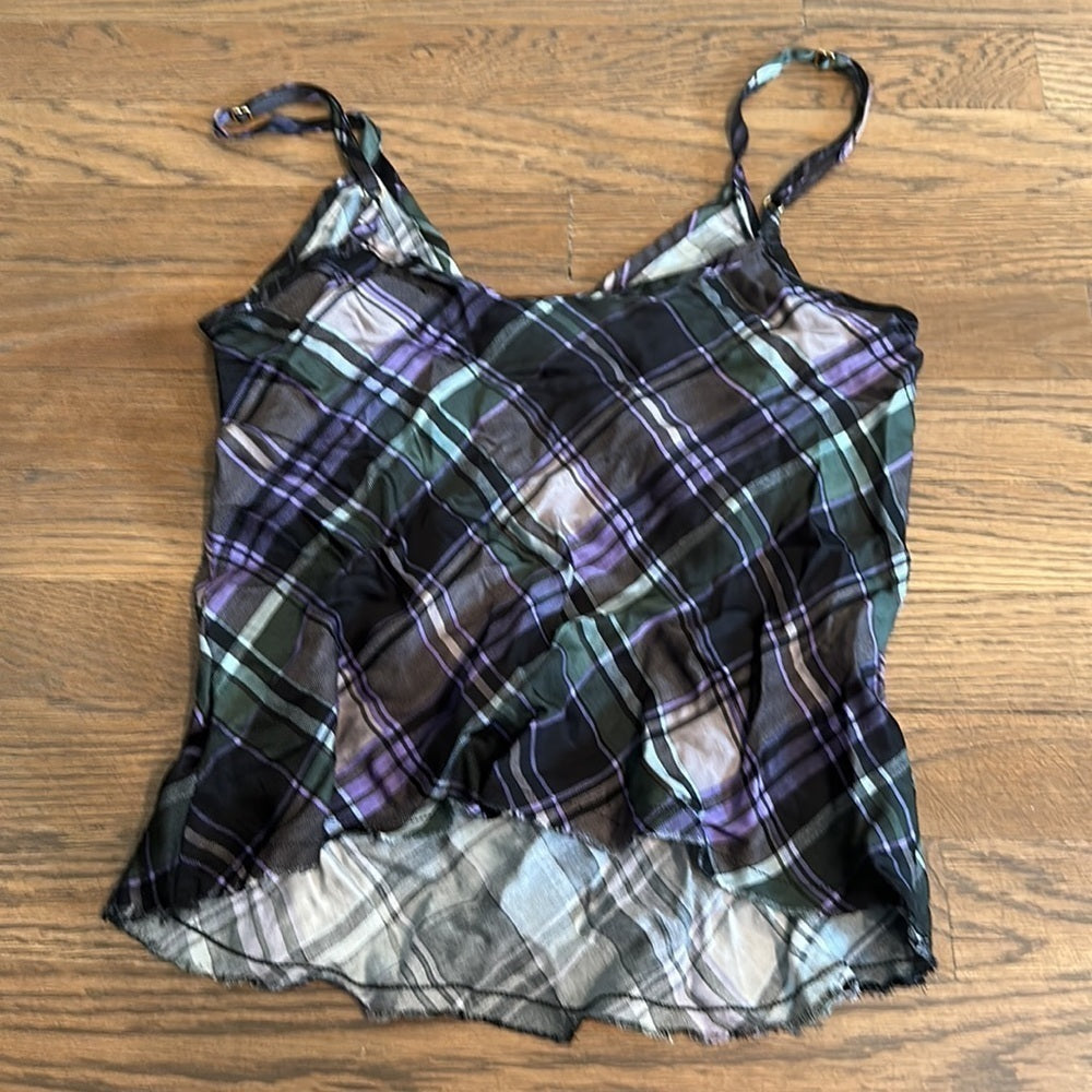 NATION Women’s Plaid Tank - Size Small