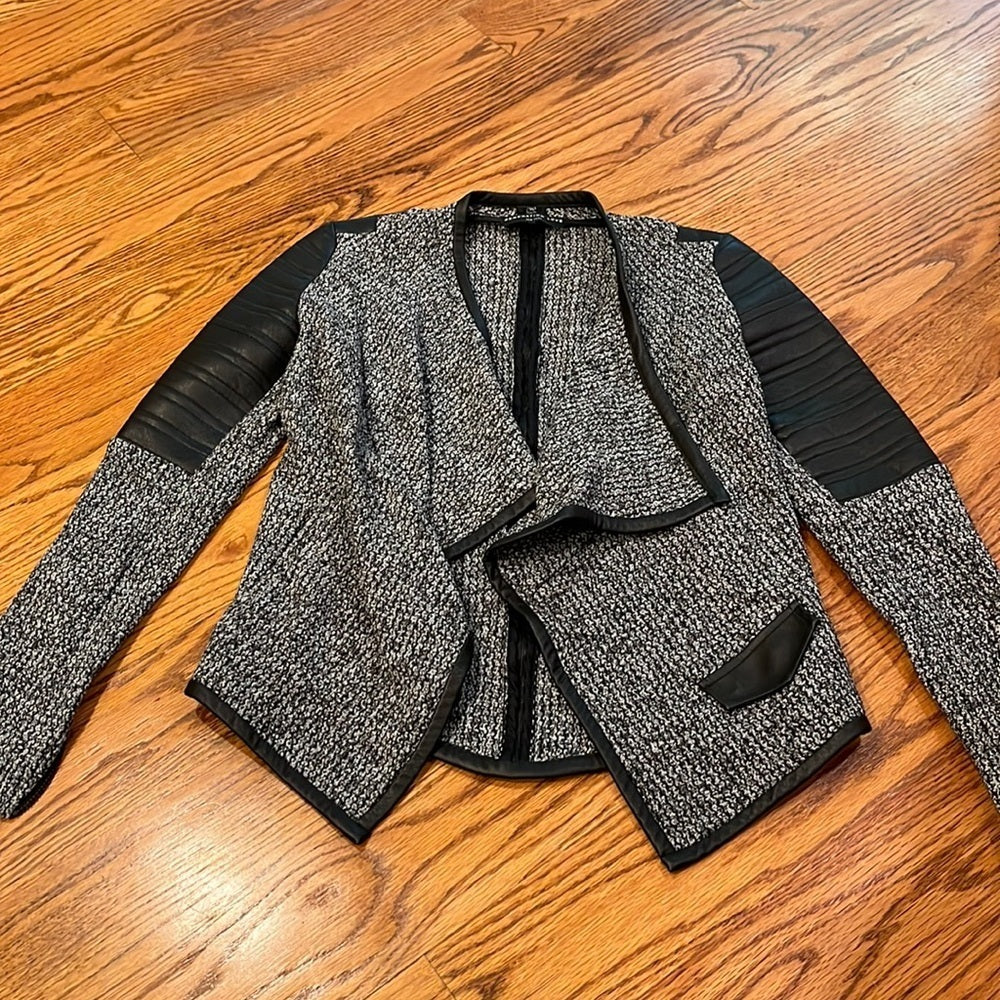 Generation Love Woman’s Grey Jacket With Black Accents