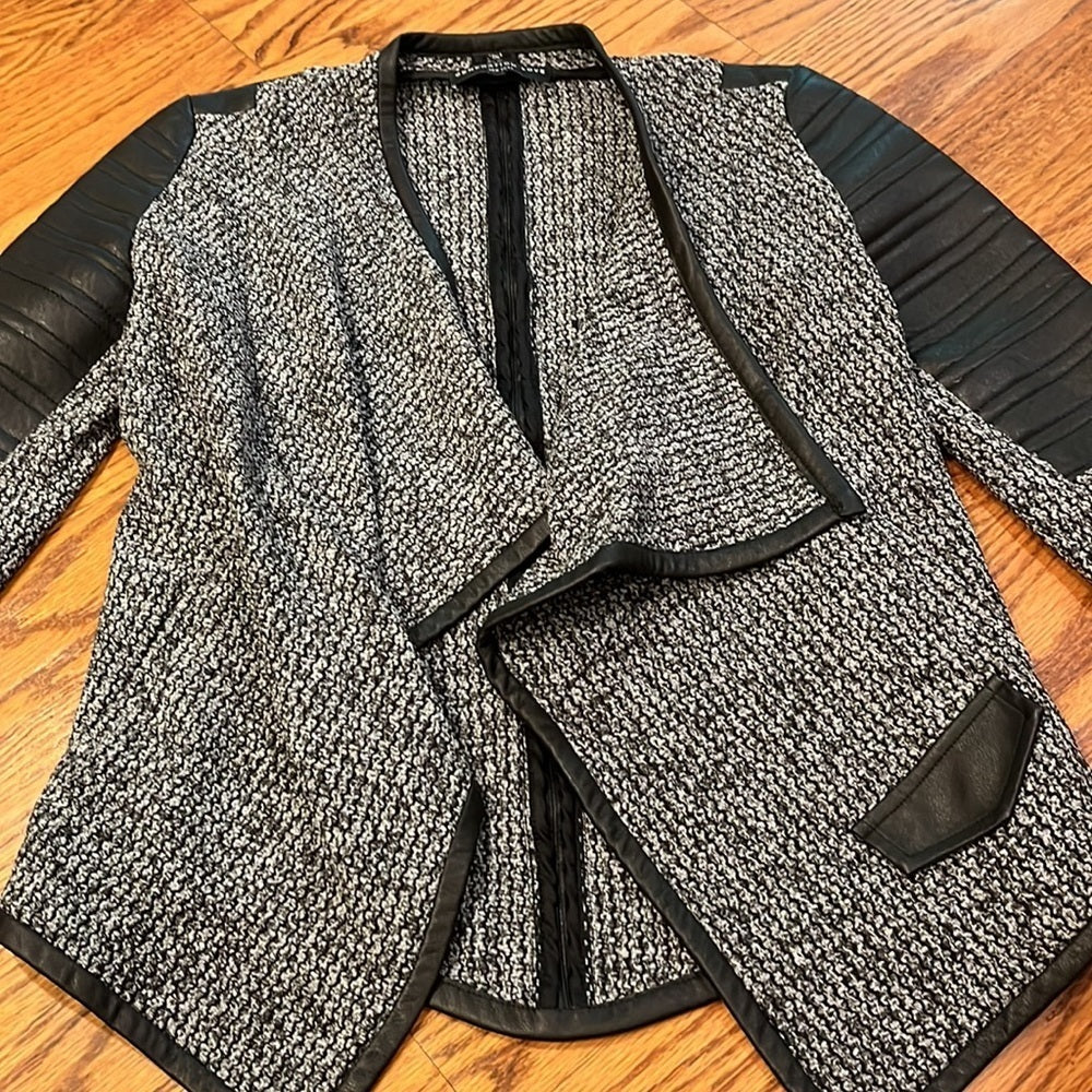 Generation Love Woman’s Grey Jacket With Black Accents