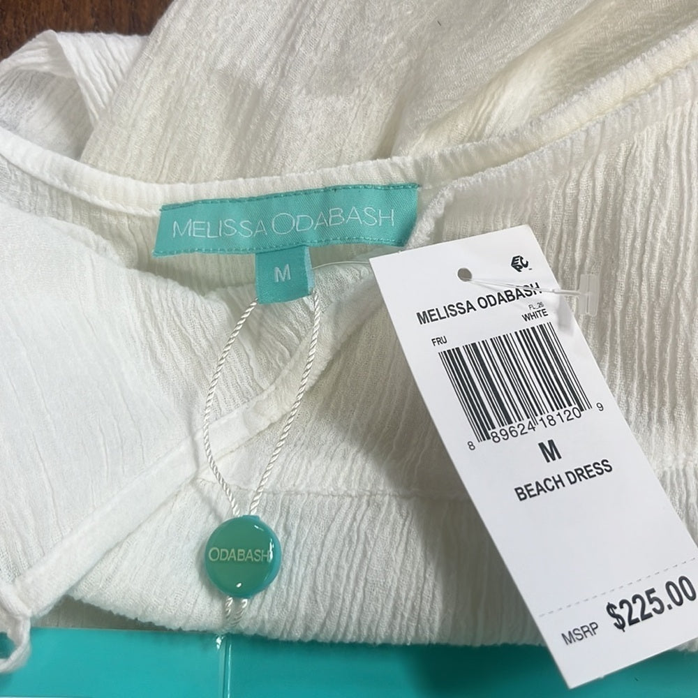 NWT Melissa Odabash Woman’s White Beach Dress Size M