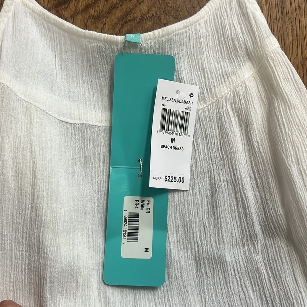 NWT Melissa Odabash Woman’s White Beach Dress Size M