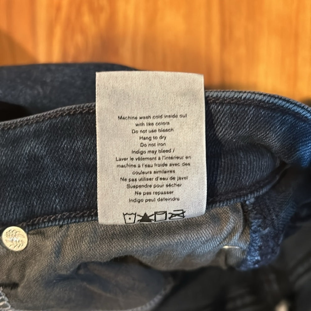 Rag & Bone Women’s Blue Nina High Rise Skinny Ankle Jeans Size 24