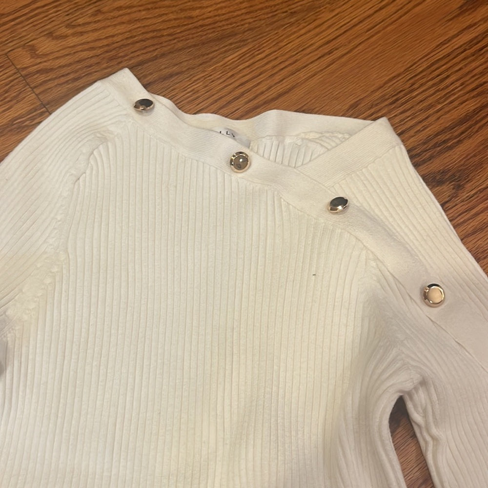 Milly Woman’s White Sweater Size P