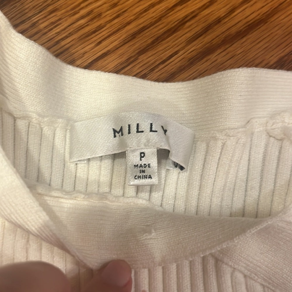 Milly Woman’s White Sweater Size P