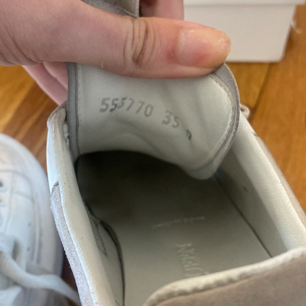 Alexander McQueen Womens White Sneakers Size 35