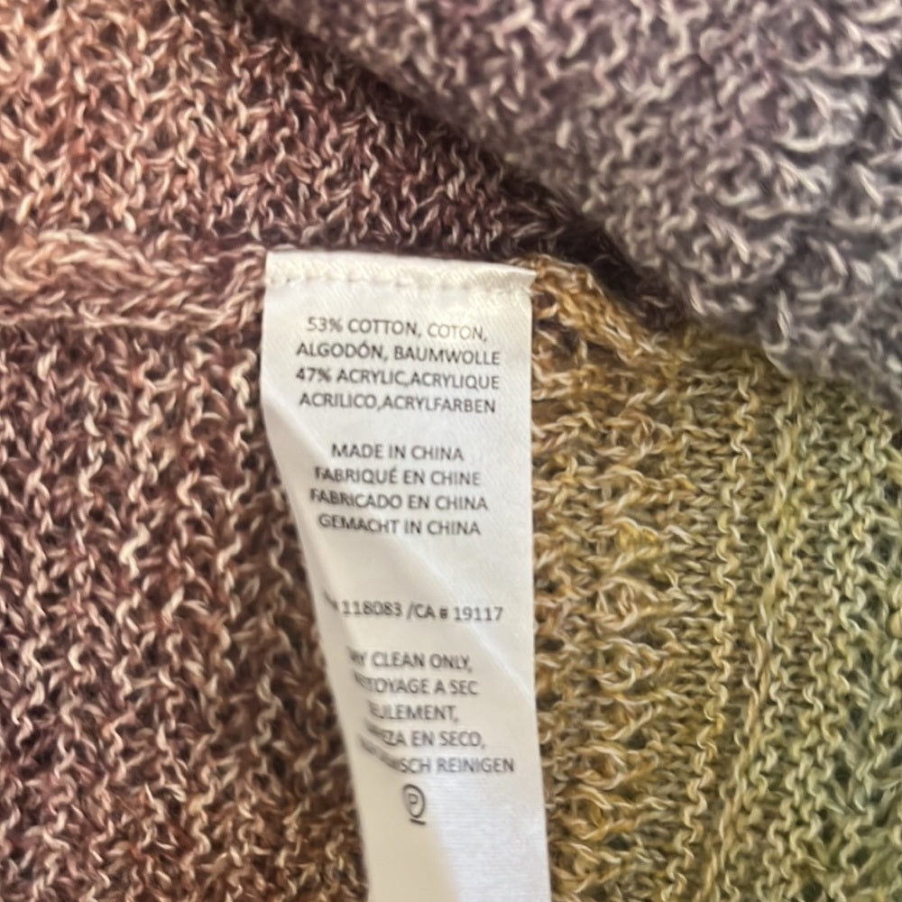 NWT MinnieRose Woman’s Rainbow Cardigan Size XS