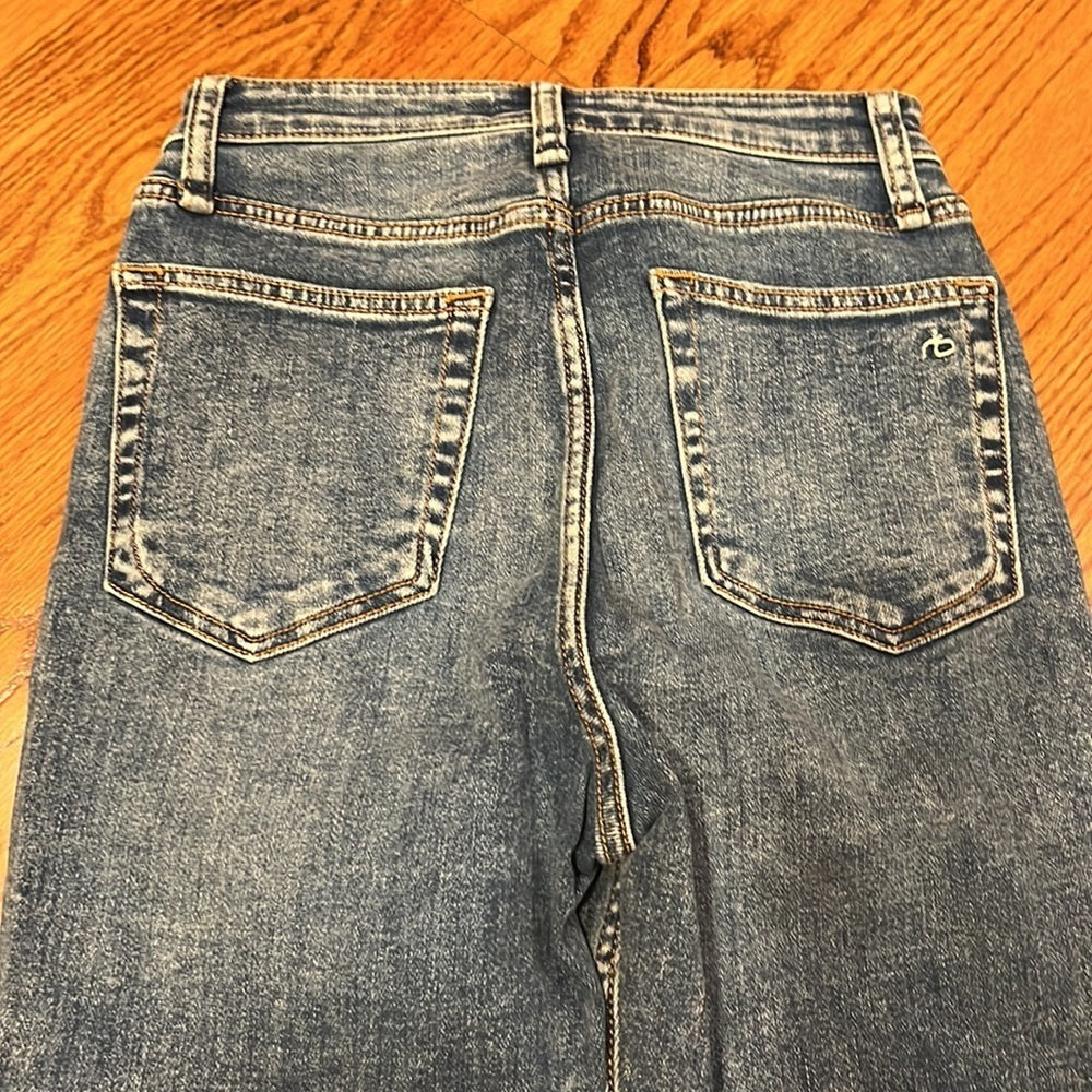 NWT Rag & Bone Woman’s Pebbles Casey High Rise Ankle Flare Jeans Size 24