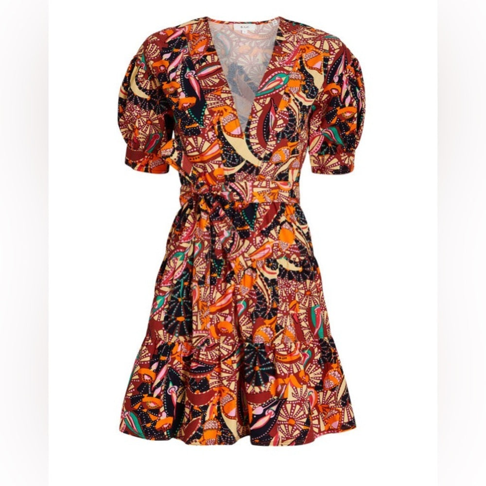NWT The Westside Woman’s Floral Carey Mini Belo Cleo Print Dress Size 0