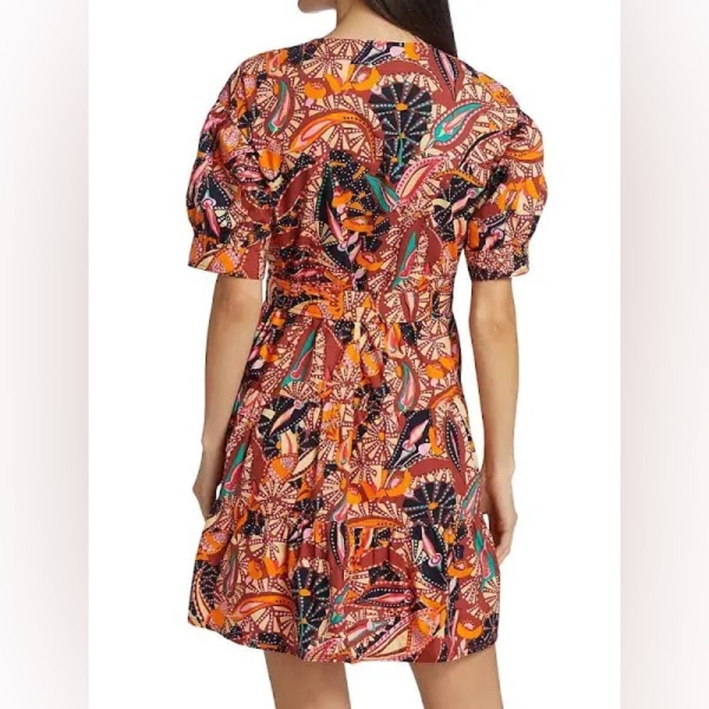NWT The Westside Woman’s Floral Carey Mini Belo Cleo Print Dress Size 0