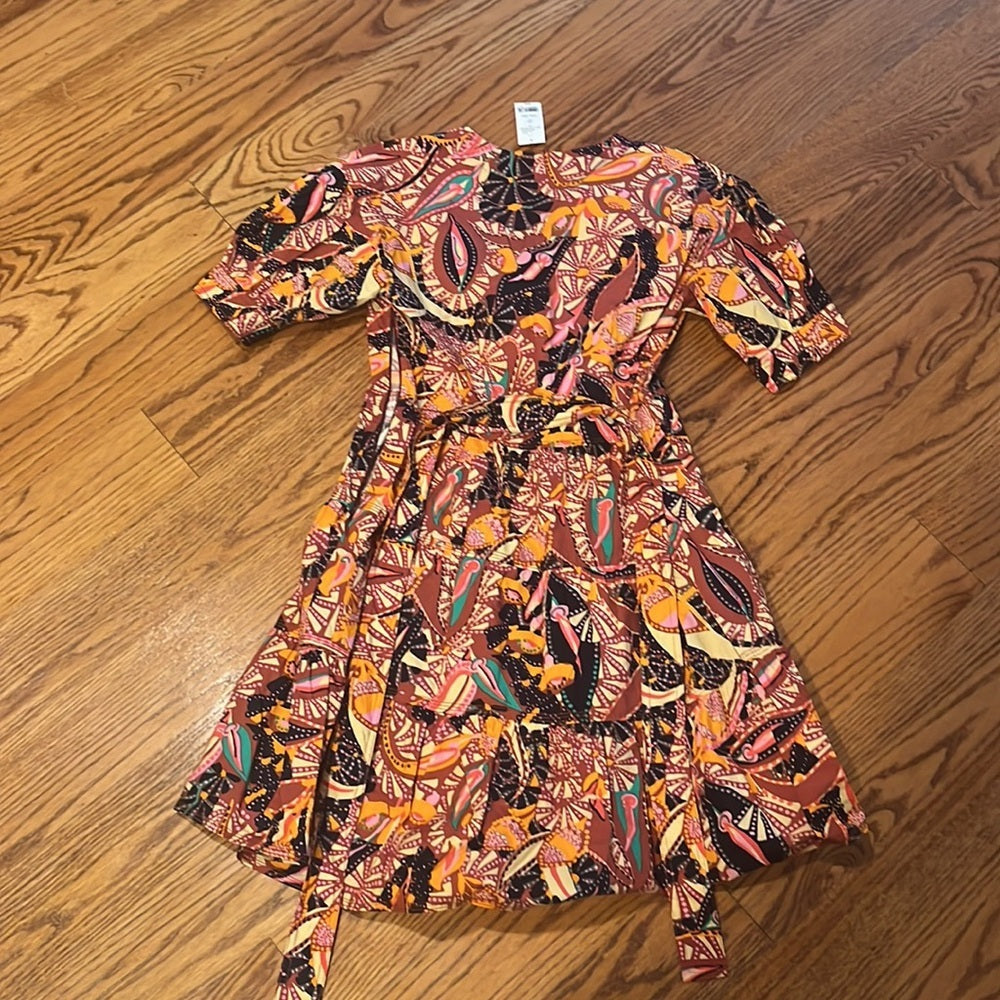 NWT The Westside Woman’s Floral Carey Mini Belo Cleo Print Dress Size 0