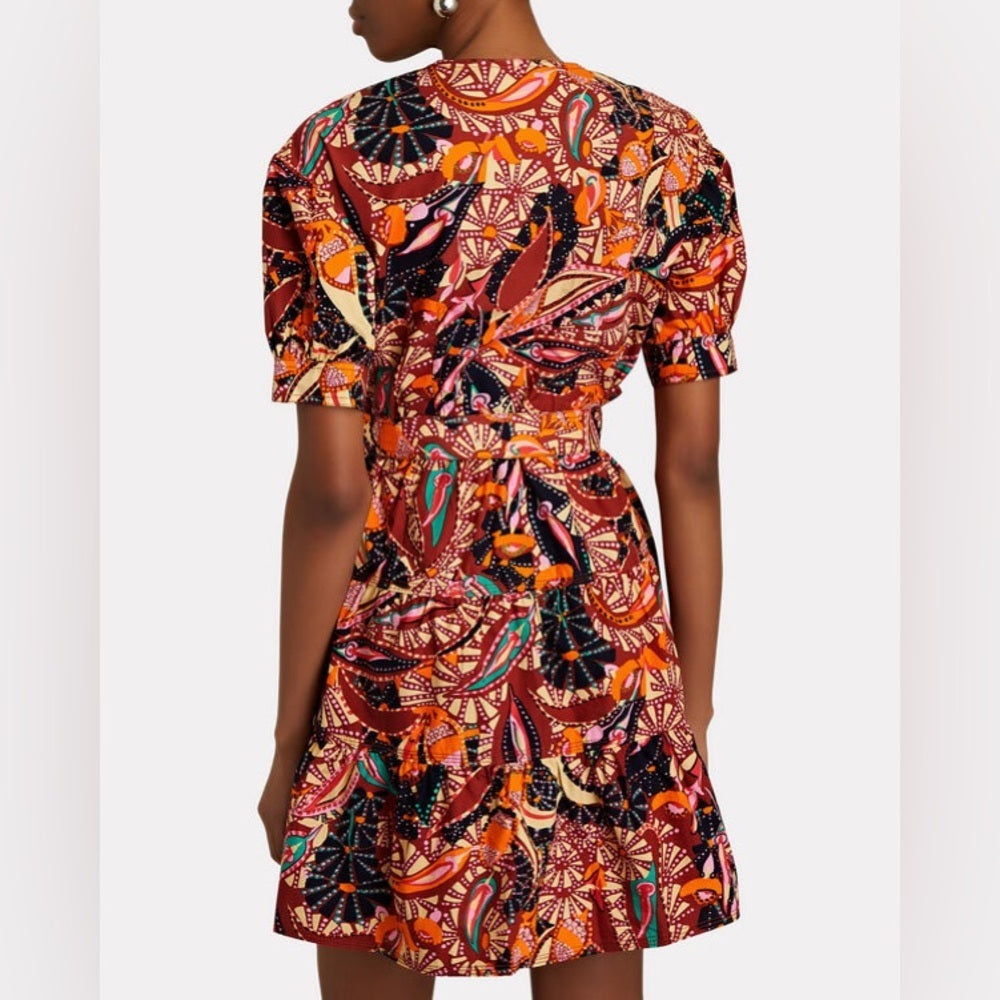 NWT The Westside Woman’s Floral Carey Mini Belo Cleo Print Dress Size 0