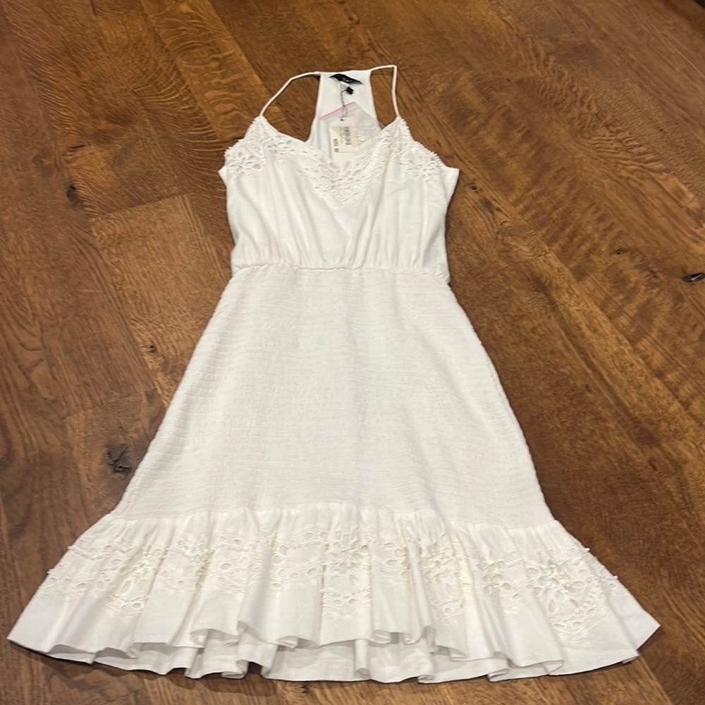 NWT Karina Grimaldi Women’s MIDI Dress White Size XS
