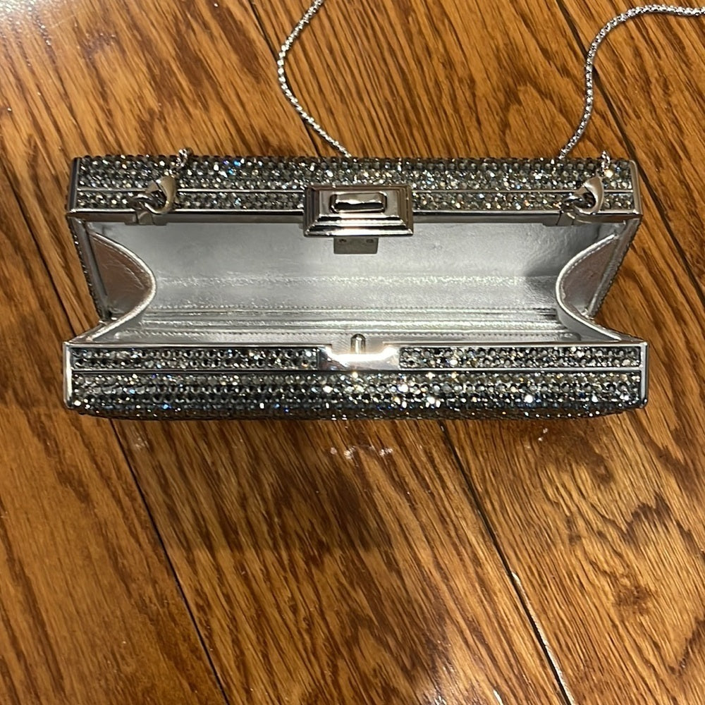 Judith Leiber Rectangular Crystal Clutch or Shoulder Bag