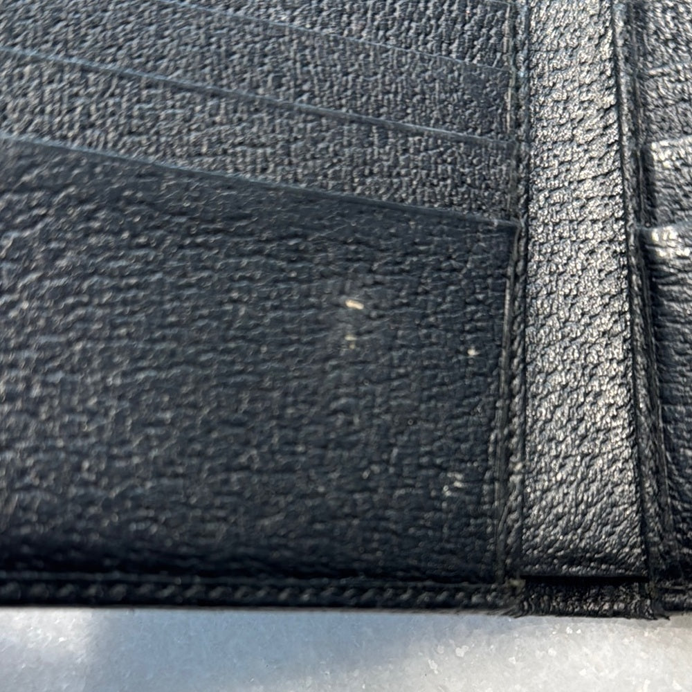 Gucci Black Wallet with Red and Green Stripe