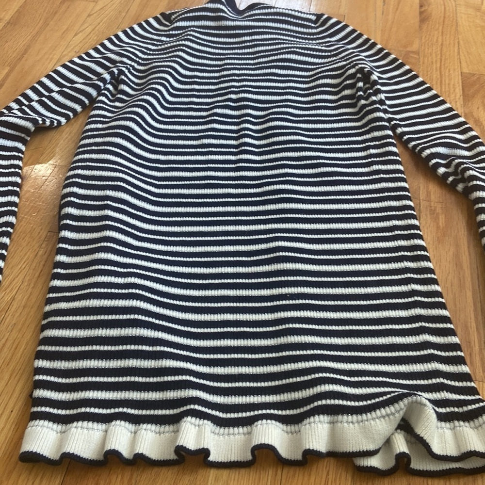 Women’s SeeByChloe cardigan. Blue/white/silver. Size 42