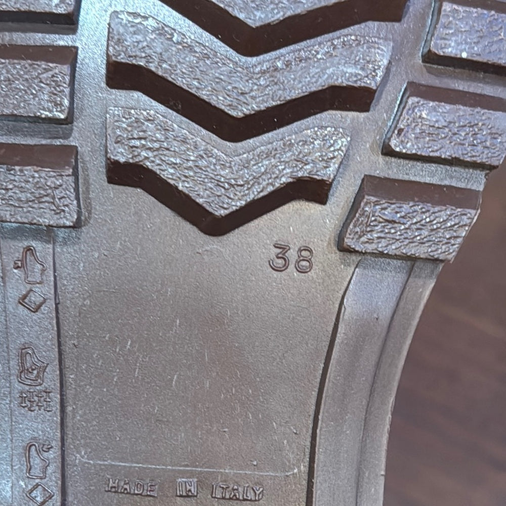 Burberry Women’s Checkered Rain Boots Size 38/8