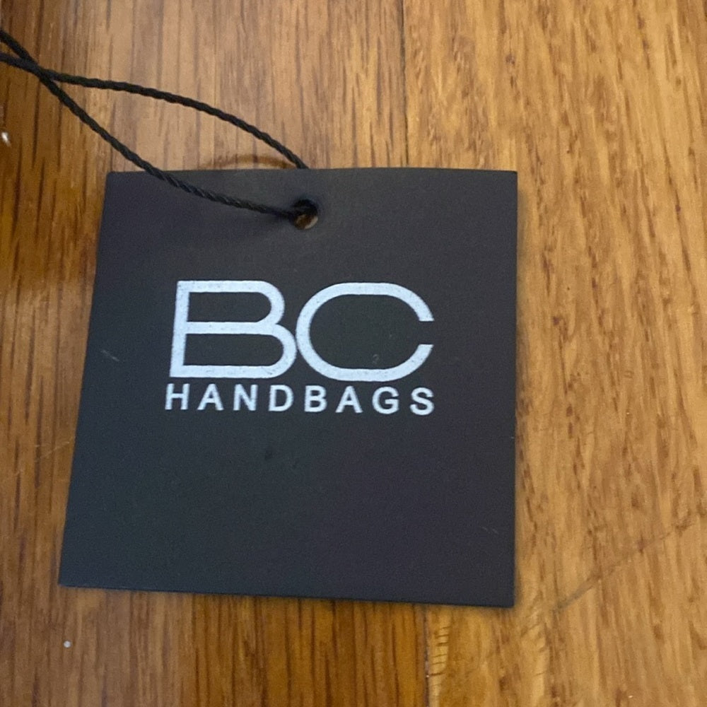 NWT BC Handbags Women’s Black Tote Bag With Rhinestone Design OS