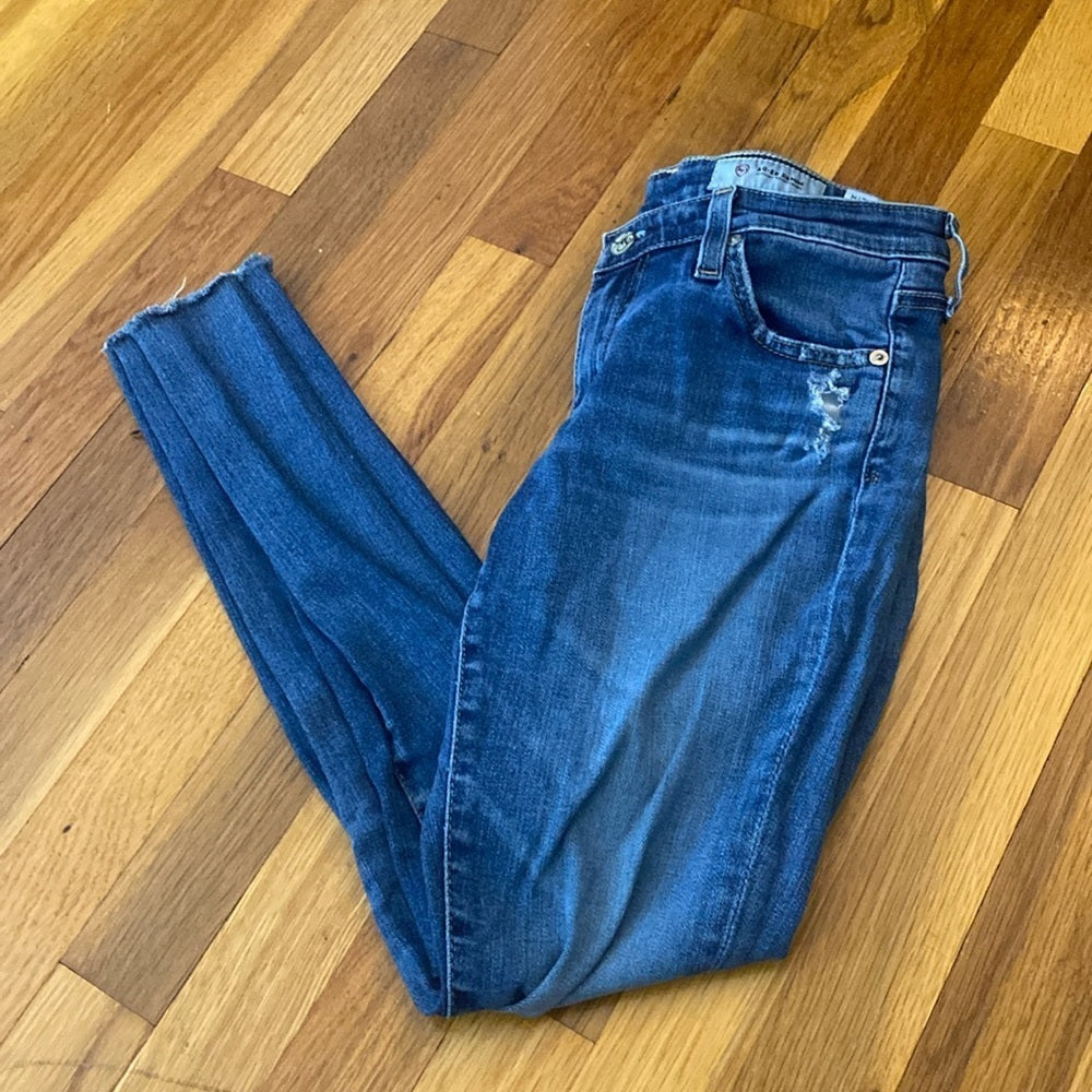 Ag Adriano Goldschmeid Women’s Blue Skinny Jeans Size 27