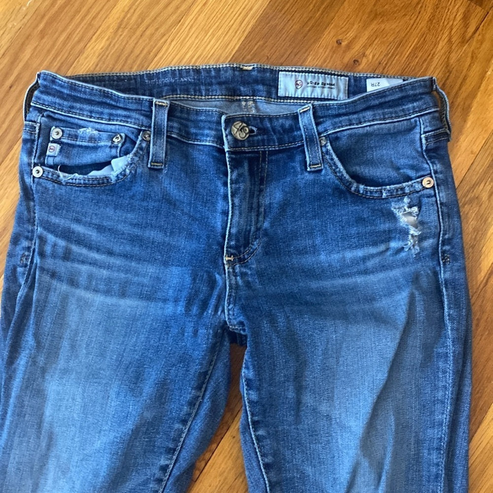 Ag Adriano Goldschmeid Women’s Blue Skinny Jeans Size 27