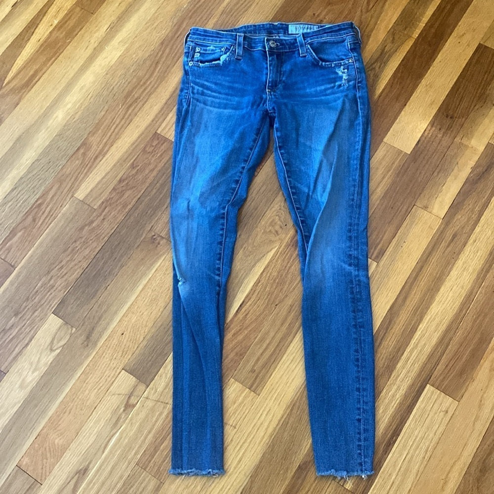 Ag Adriano Goldschmeid Women’s Blue Skinny Jeans Size 27