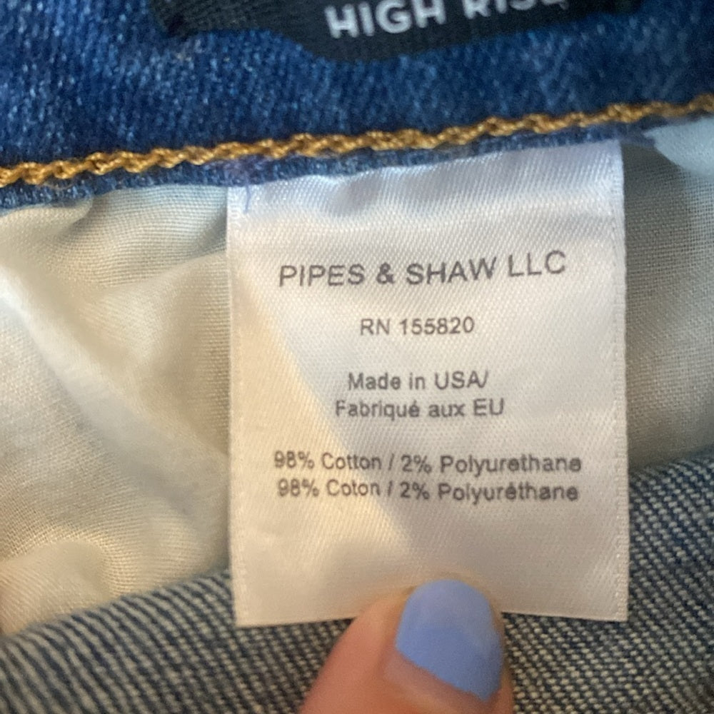 Veronica Beard Women’s Debbie Blue Skinny High Rise Jeans Size 27