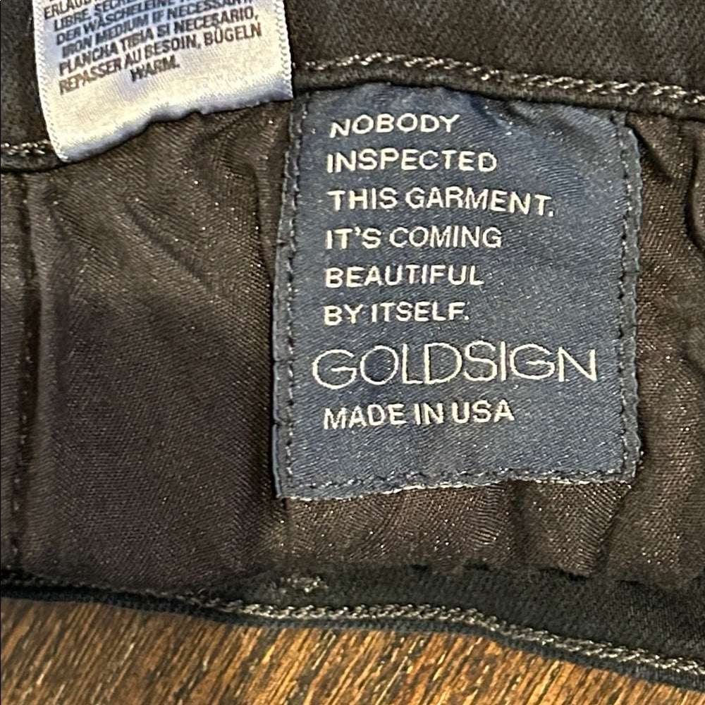 NWT Goldsign Women’s Classic Dark Wash Skinny Jeans Size  27