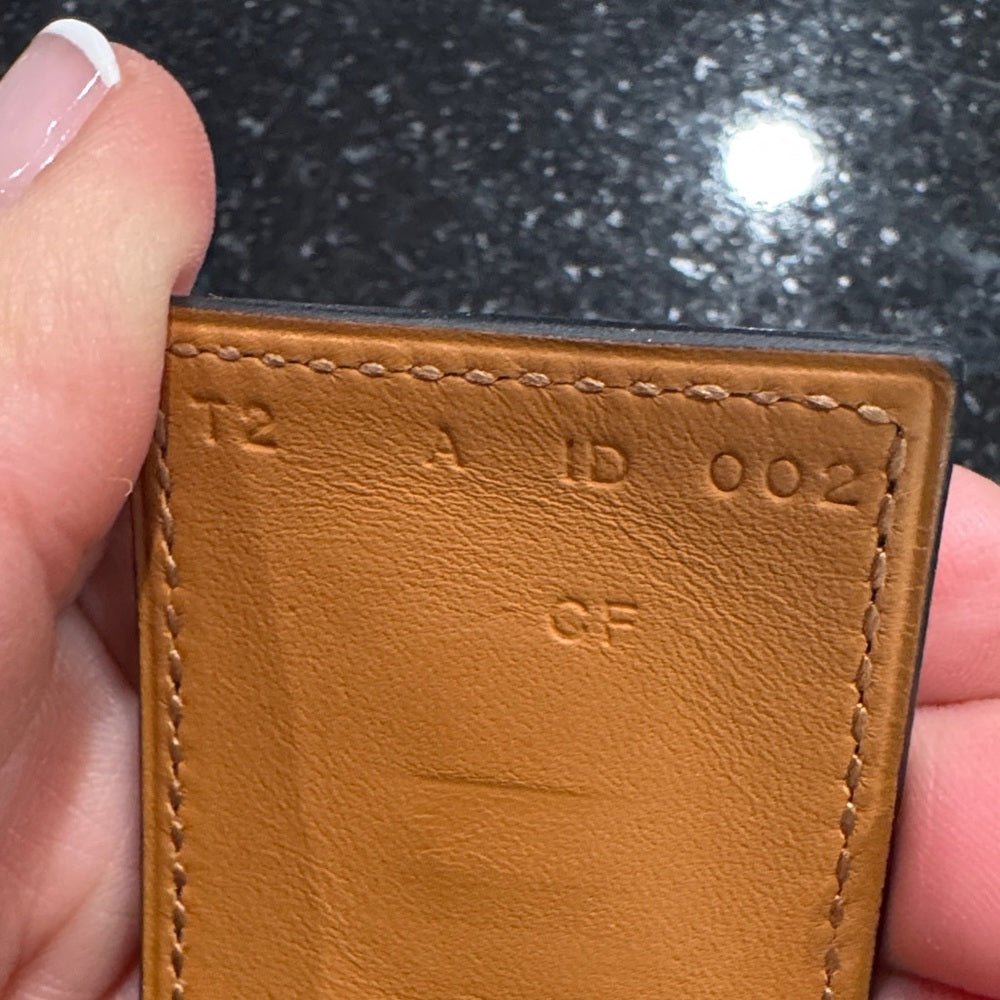 NWOT Collier de Chien Bracelet Black and Rose Gold Leather Bracelet