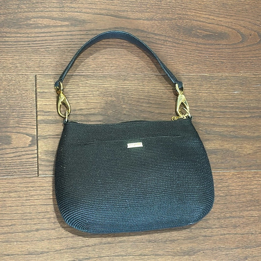 Eric Javits Black Woven Shoulder Bag