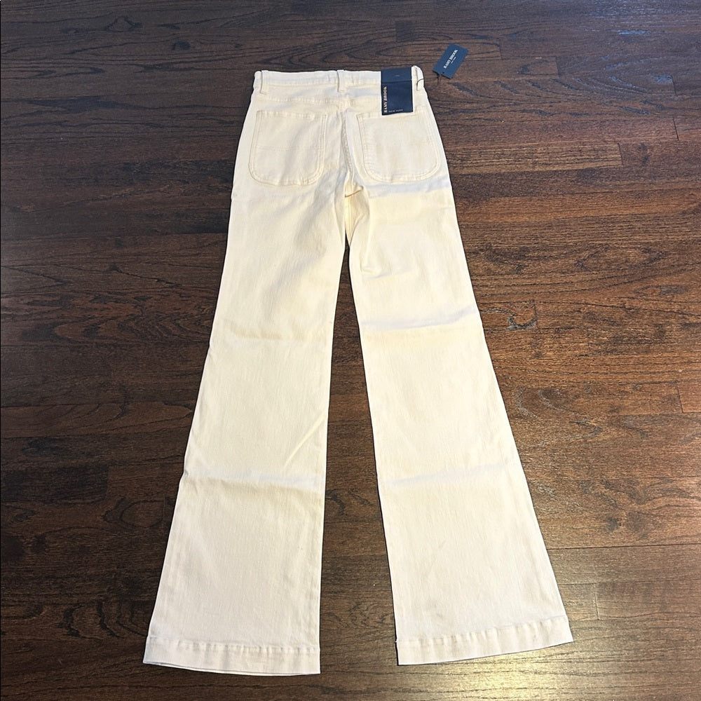 NWT Ramy Brook Women’s  White Wide Leg Jeans Size 27