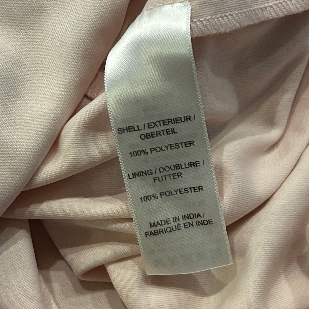 NWT Adrianna Papell Women’s Elegant Blush Beaded Strapless Dress Size 12
