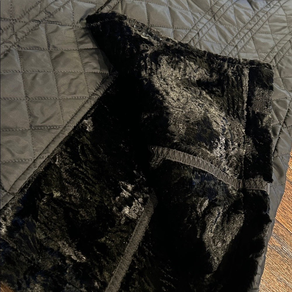 NWT Laundry Women’s Black Quilted/Faux Reversible Jacket Size Medium