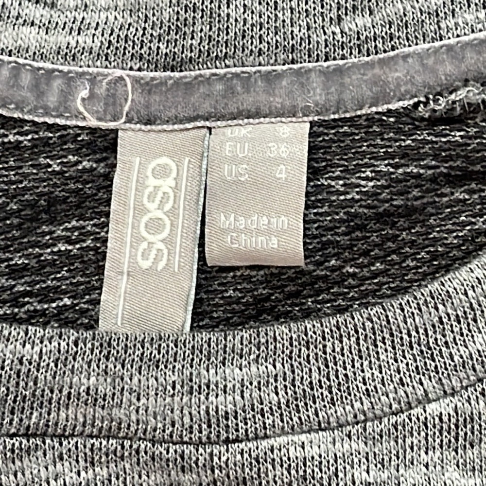 ASOS Grey Sweat Suit Size 4