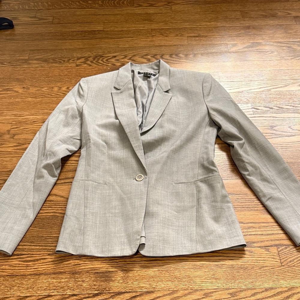 Theory Light Gray Women's Blazer Size 4