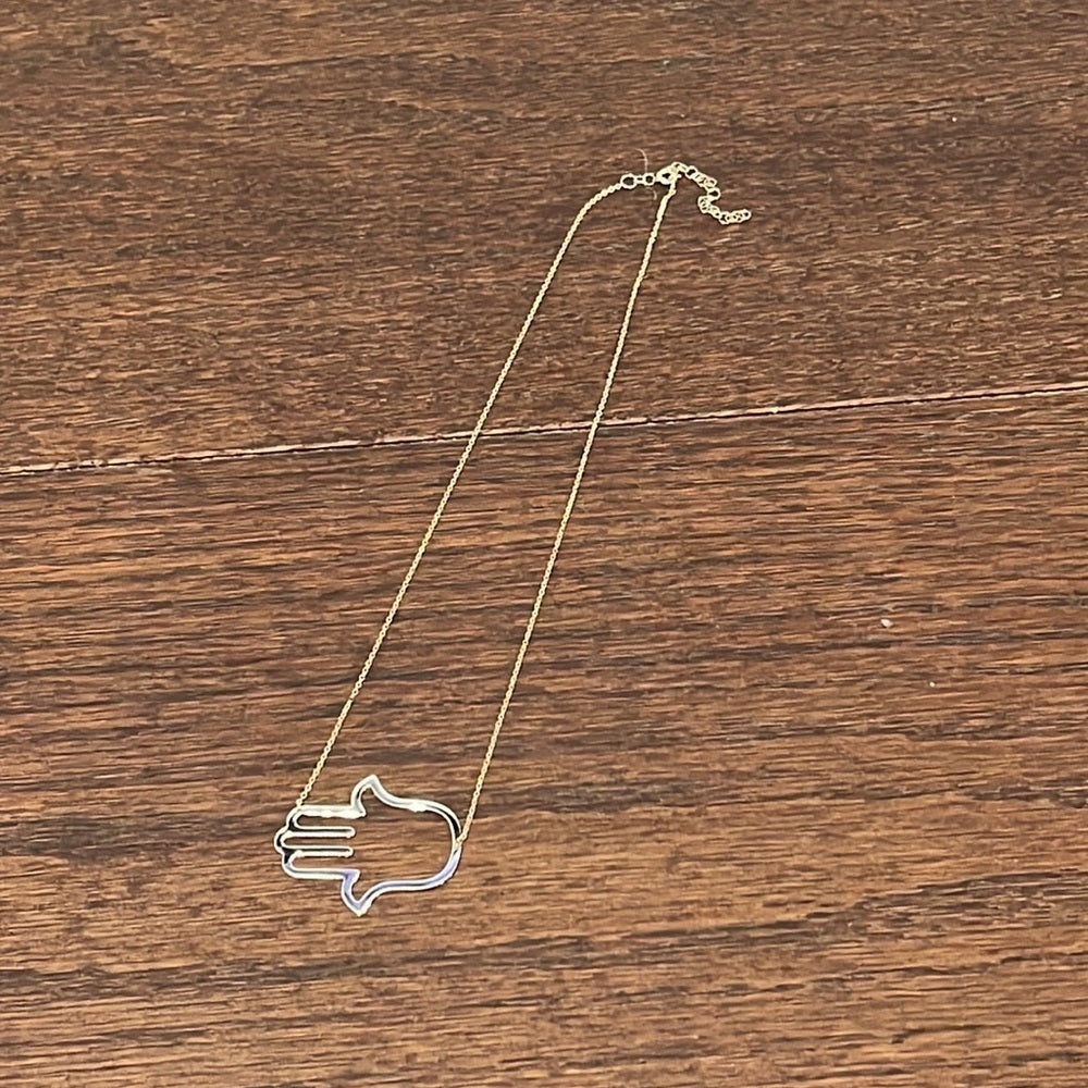 2 Hamsa Gold Costume Jewelry Necklaces