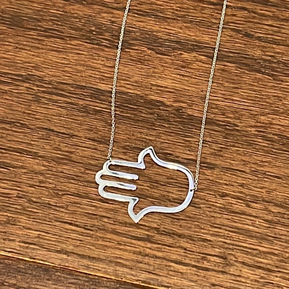 2 Hamsa Gold Costume Jewelry Necklaces