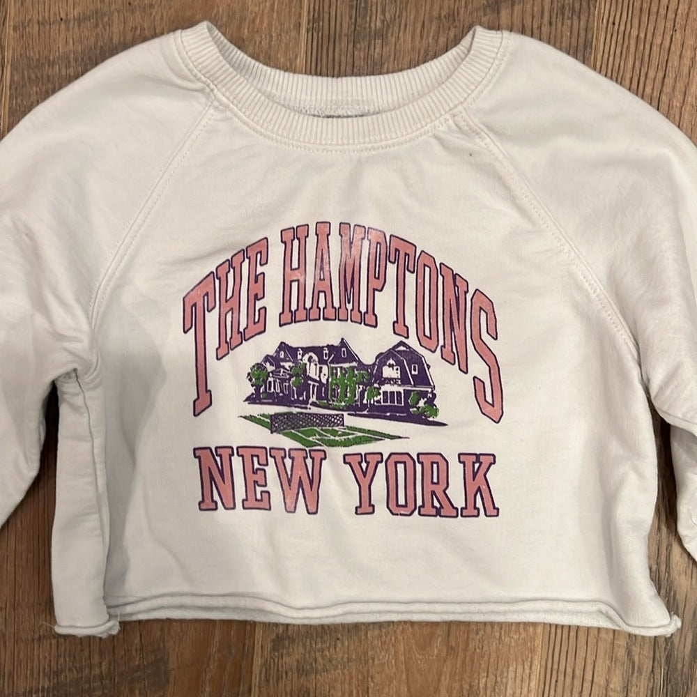 Prince Peter Collection Kids White Hamptons Sweatshirt Size Small