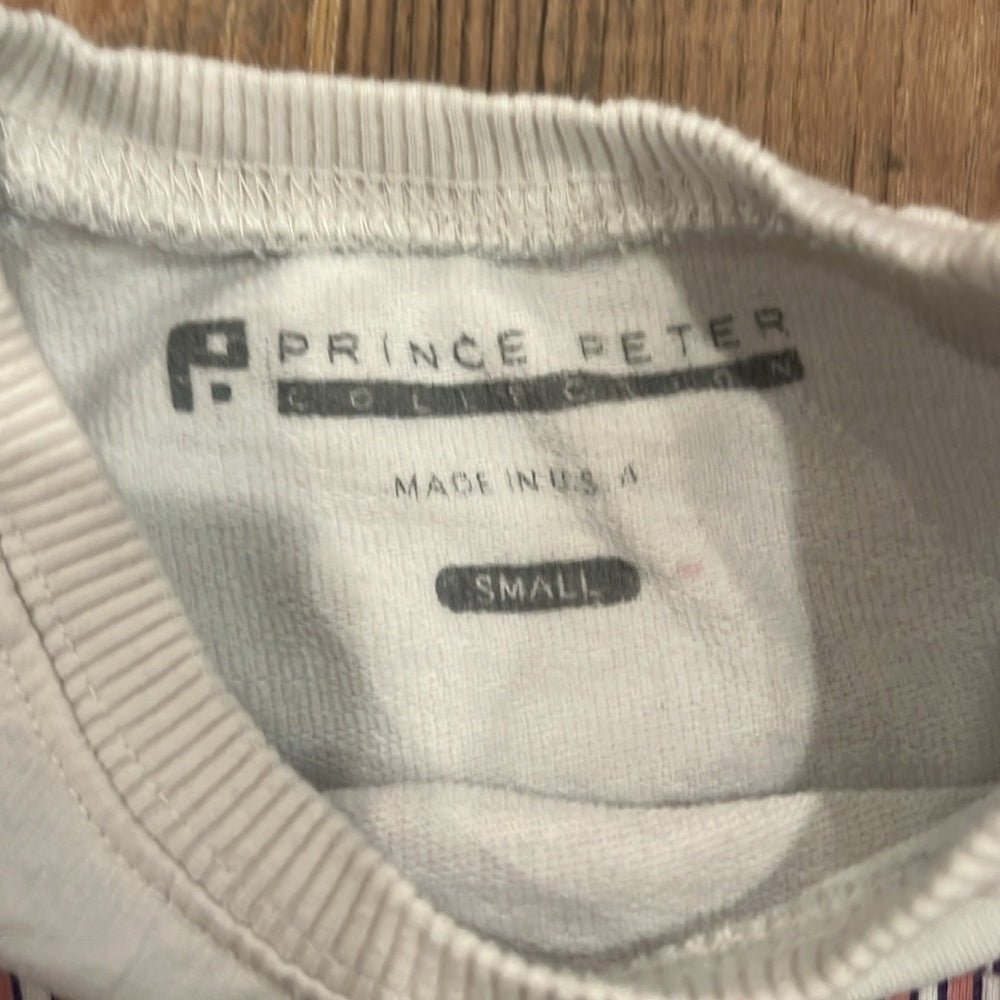 Prince Peter Collection Kids White Hamptons Sweatshirt Size Small