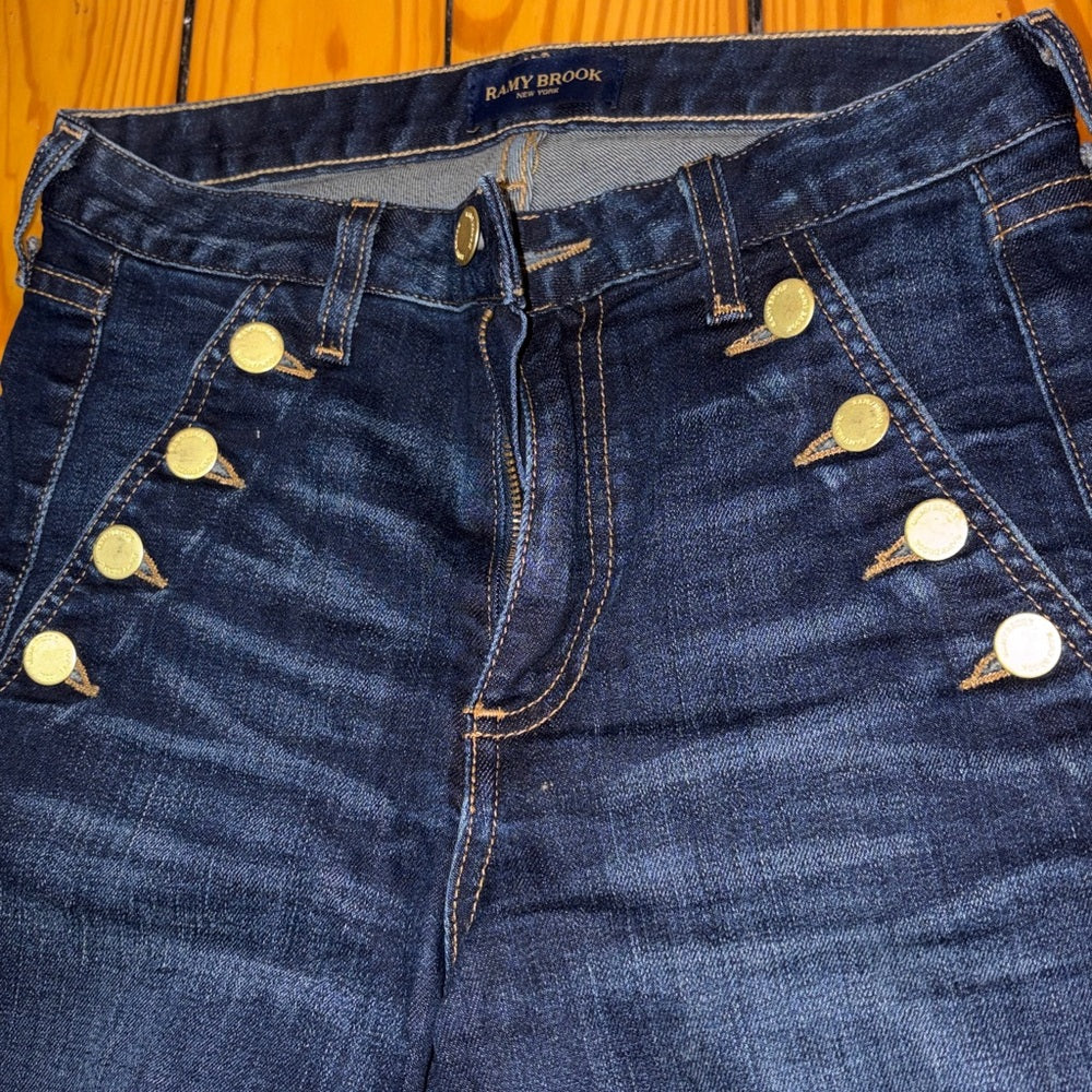 Ramy Brook Women’s Dark Blue Jeans Size 24