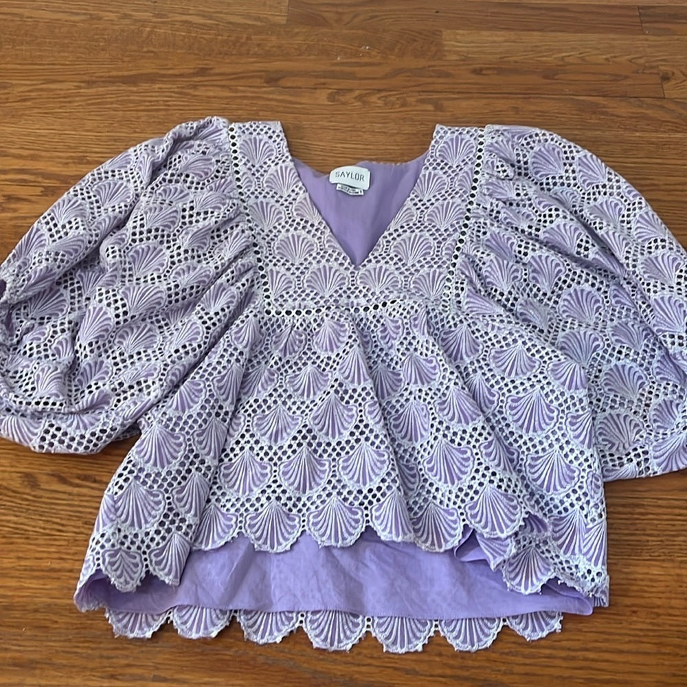 Saylor Women’s Purple Blouse Size S
