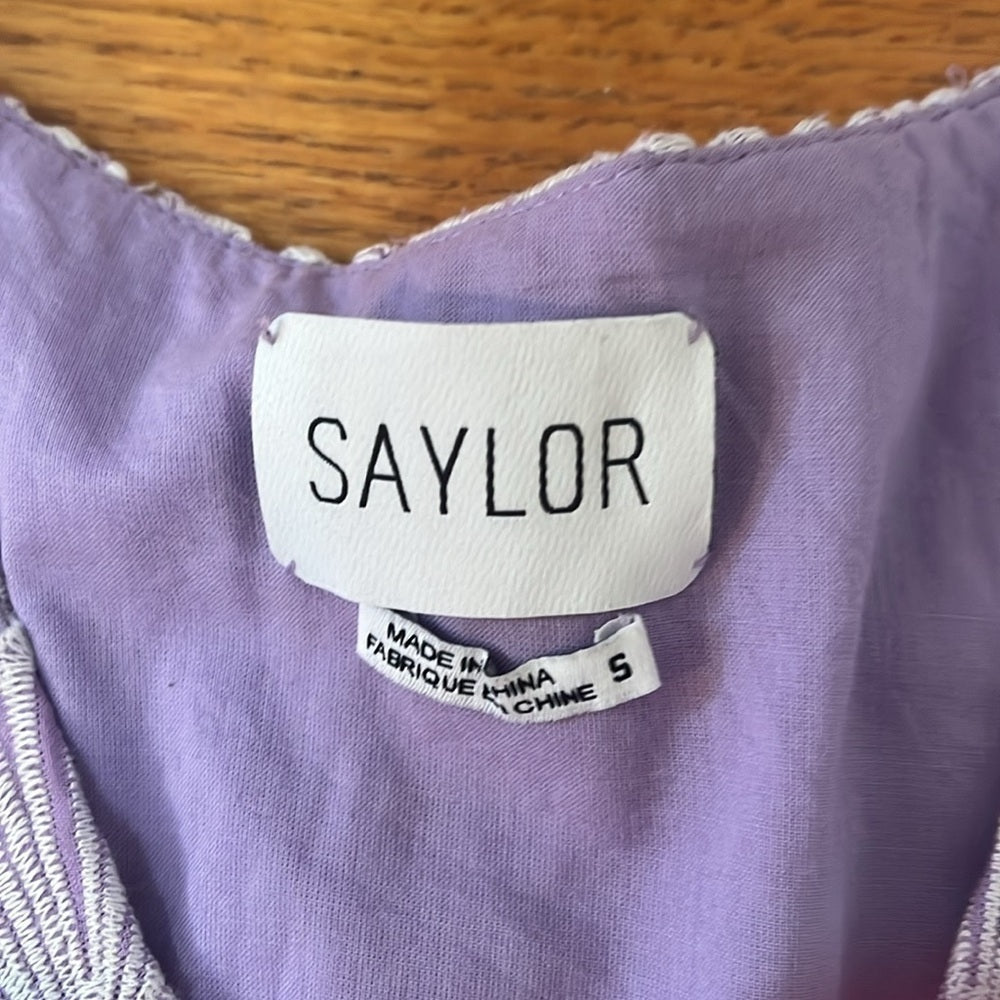 Saylor Women’s Purple Blouse Size S