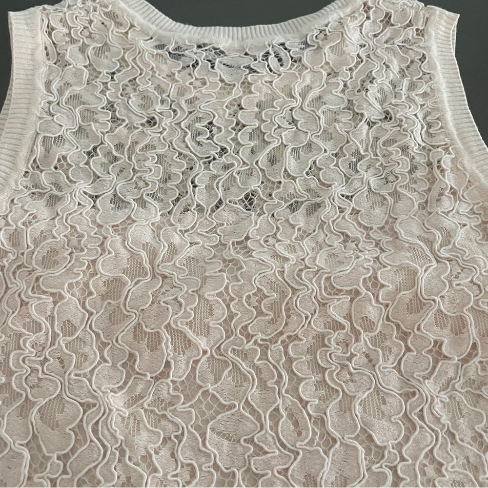 Generation Love Pink Lace Sleeveless Top Size Medium