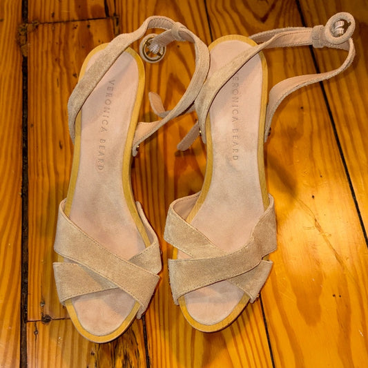 Veronica Beard Women’s Tan Heels Size 7.5