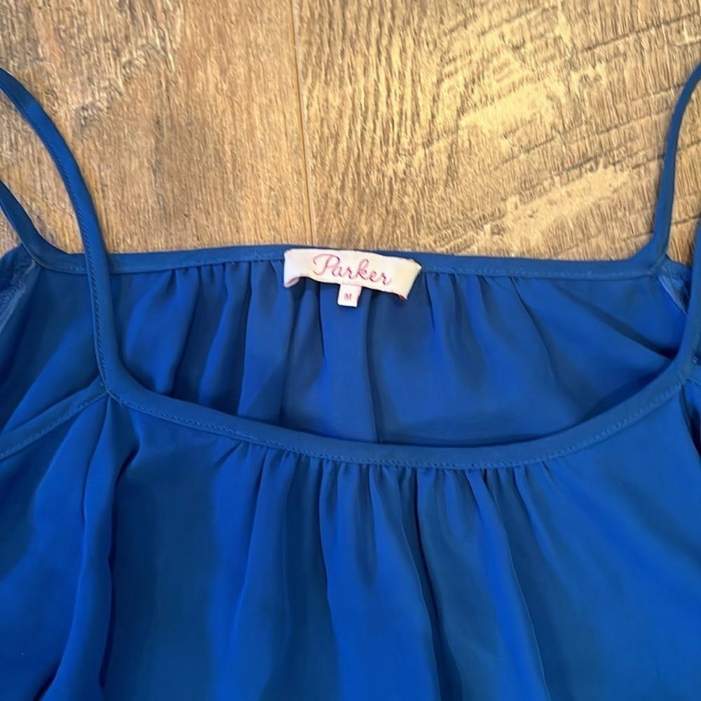 Parker Woman’s Blue Blouse Size Medium
