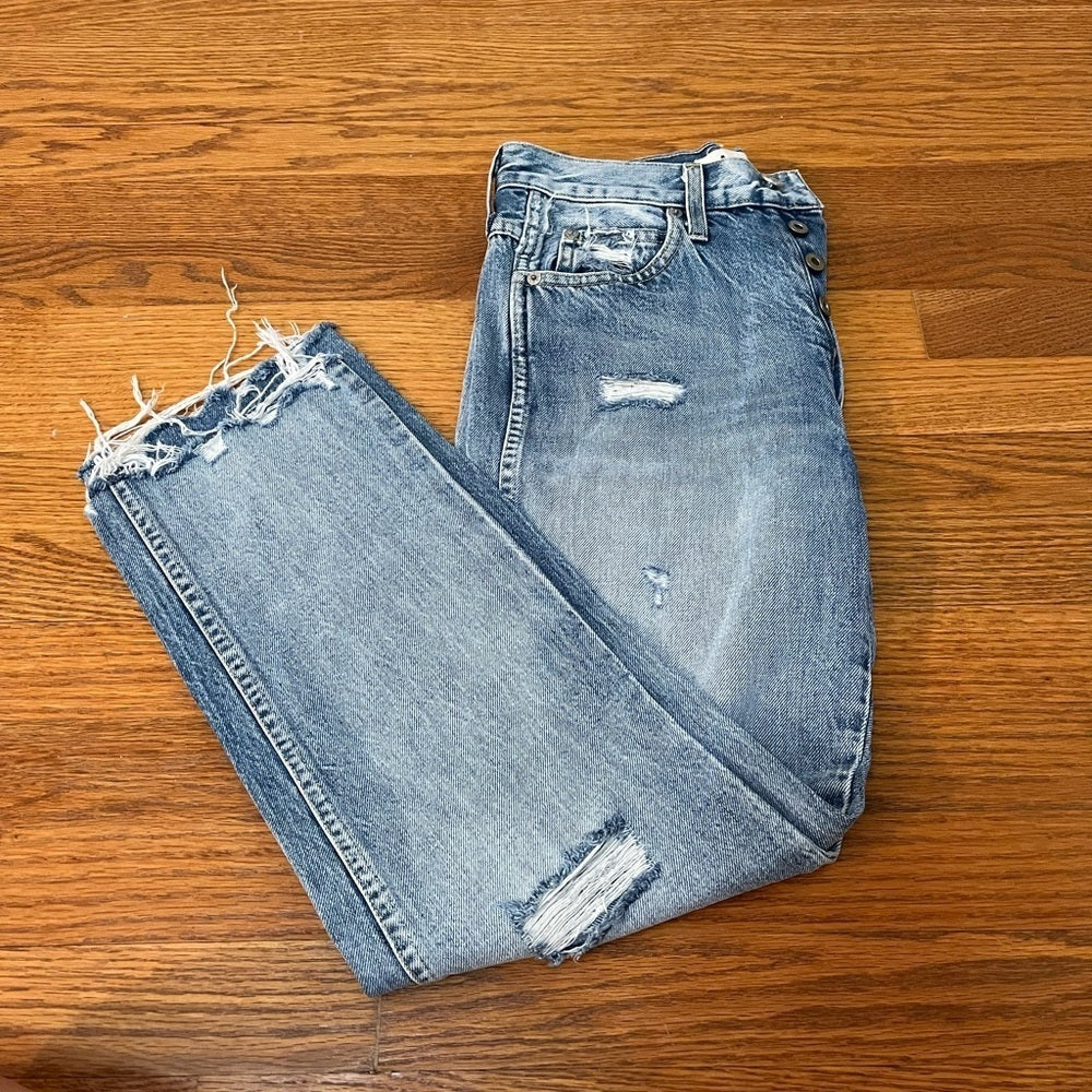 AMO Women’s Blue Loverboy Jeans Size 25