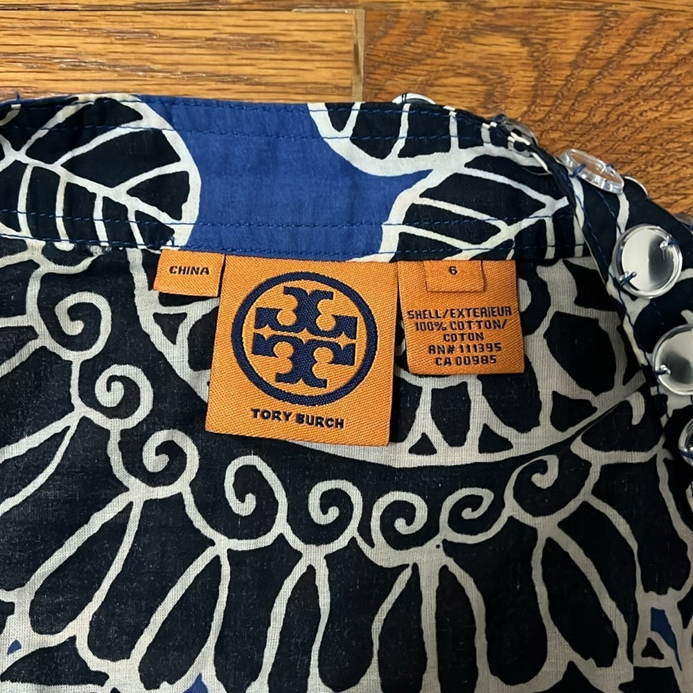 Tory Burch Women’s Blue Top Size 6