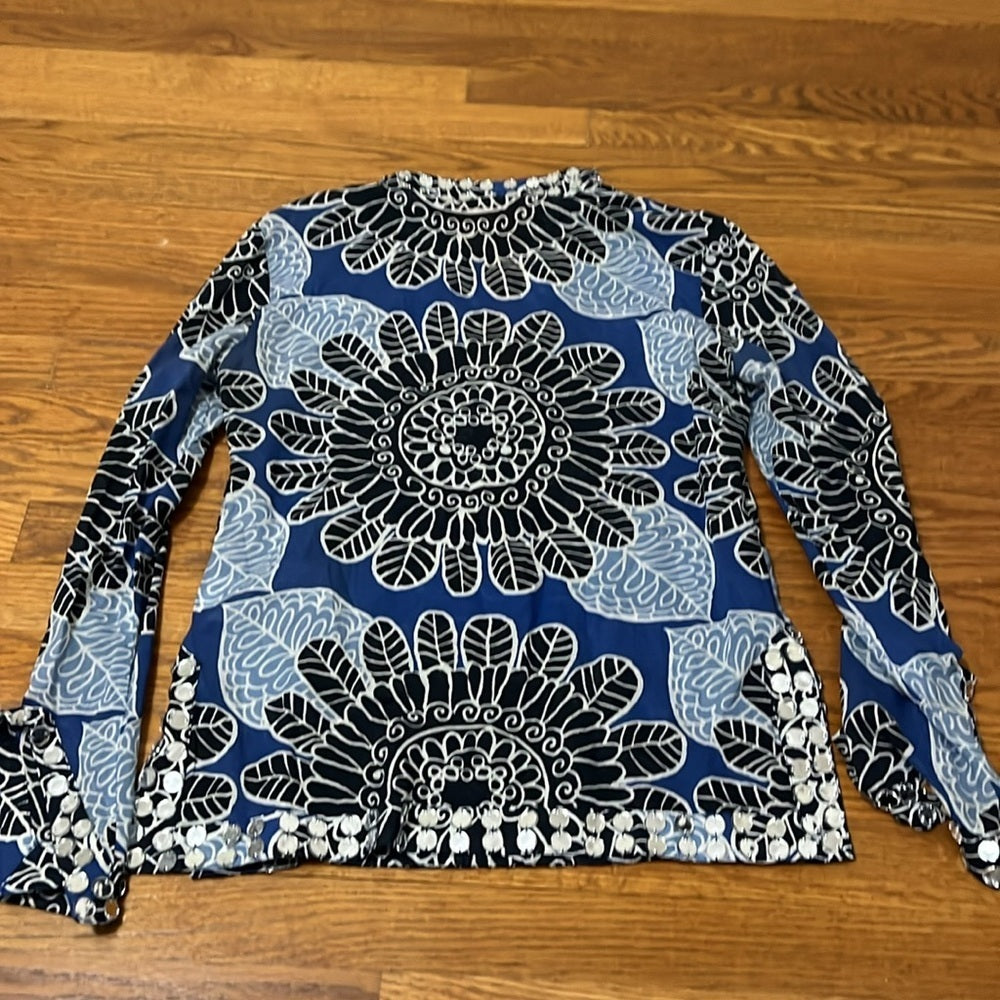 Tory Burch Women’s Blue Top Size 6